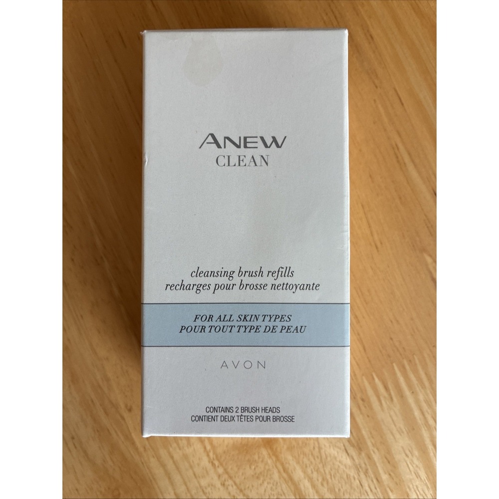 Avon Anew Clean Cleansing Brush Refills (2 Brush Refills inside) Brand New